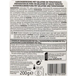 Delhaize | Kop | Tomatensaus | Sneden 