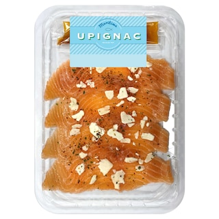 Upignac | Carpaccio zalm | Pesto rosso 