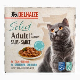 Delhaize | Kattevoeding | Saus | Vis 