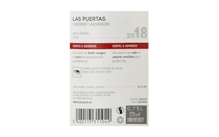 Chili | Central Valley | Las Puertas Cabernet Sauvignon 2018 