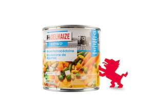 Delhaize | Légumes | Macédoine | Sans sel | Boîte 