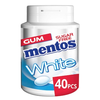 Mentos | Gum | Kauwgom | White | Sweet mint 60 gr