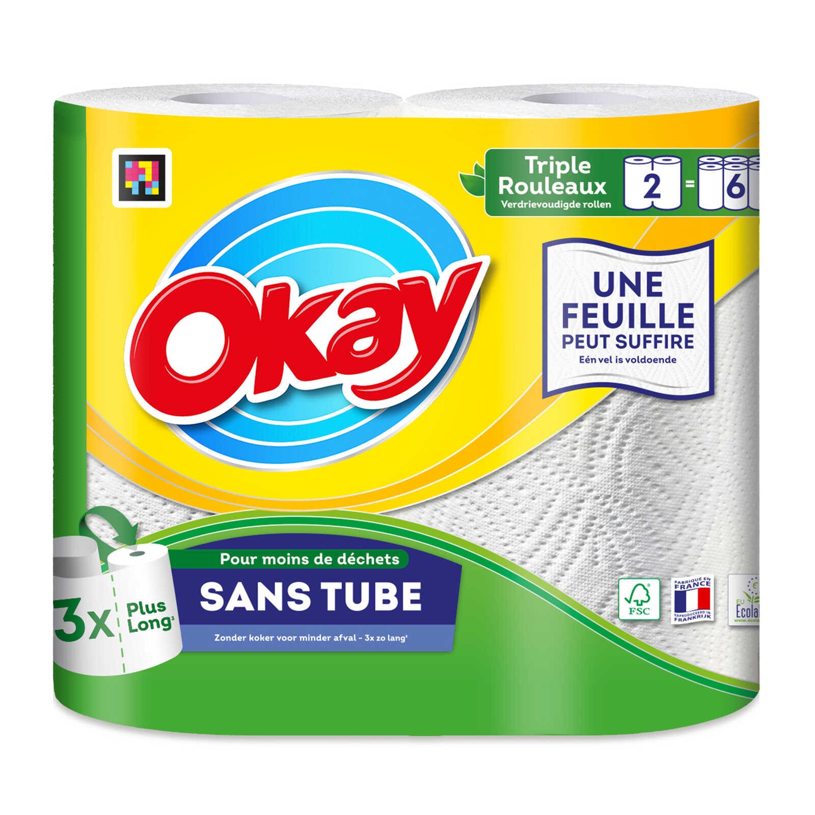 Okay Keukenpapier | Zonder Koker | 2st | eco