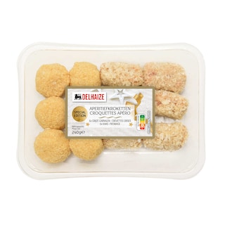 Delhaize | Croquettes | Crevette | Fromage | Apèro 