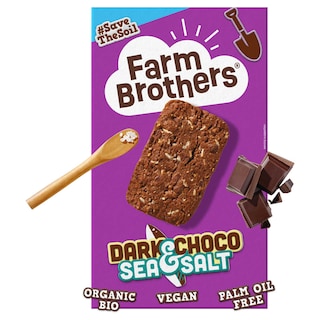 Farm Brothers | Biscuits | Dark Choco & Sea Salt | Bio | Vegan 