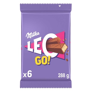 Milka | Léo | Koekjes | LEO GO | Chocolade | 6 Repen 