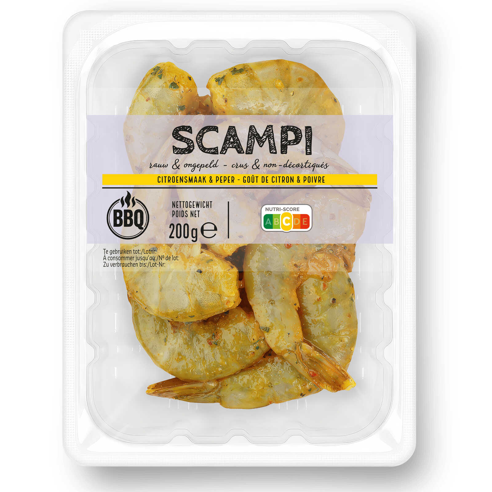Klaas Puul Scampi's | Citroen & peper | BBQ
