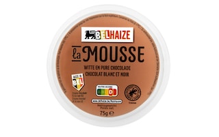 Delhaize | Mousse | Chocolade | Witte en fondant 