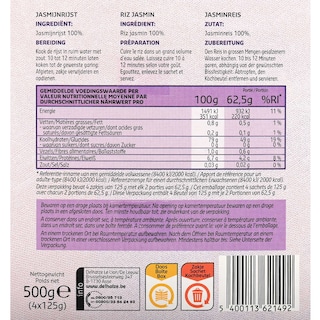 Delhaize | Rijst | Thai | Jasmijn | Kookbuiltje 