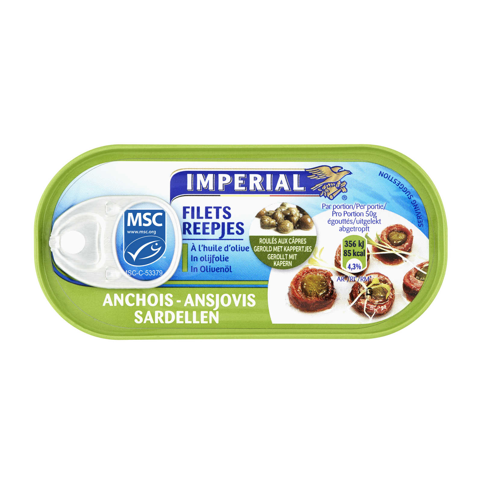 Imperial | Anchois | Filets | Roulé | MSC 