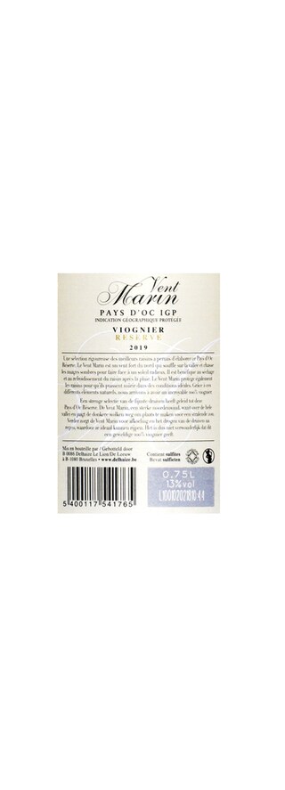 France - Frankrijk | Midi de la France - Oc IGP | Vent Marin Viognier Wit 