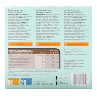 Delhaize | Koekjes | Brownies | Chocolade 