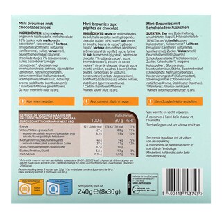 Delhaize | Biscuits | Brownies | Chocolat 240 gr