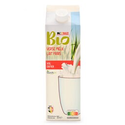Delhaize | Bio | Lait | Frais | Entier | Bio 1 l