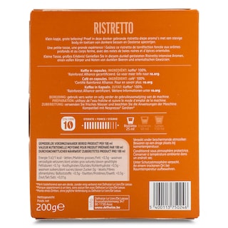 Delhaize | Koffie | Caps | Ristretto 10 200 gr