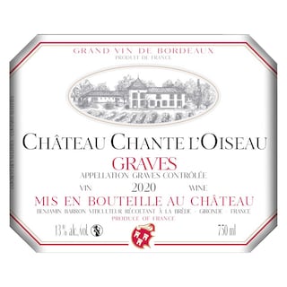 France | Chante Oiseau Bio 2020 Rouge 75 cl