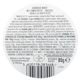 Delhaize | Fuet à la Truffe 