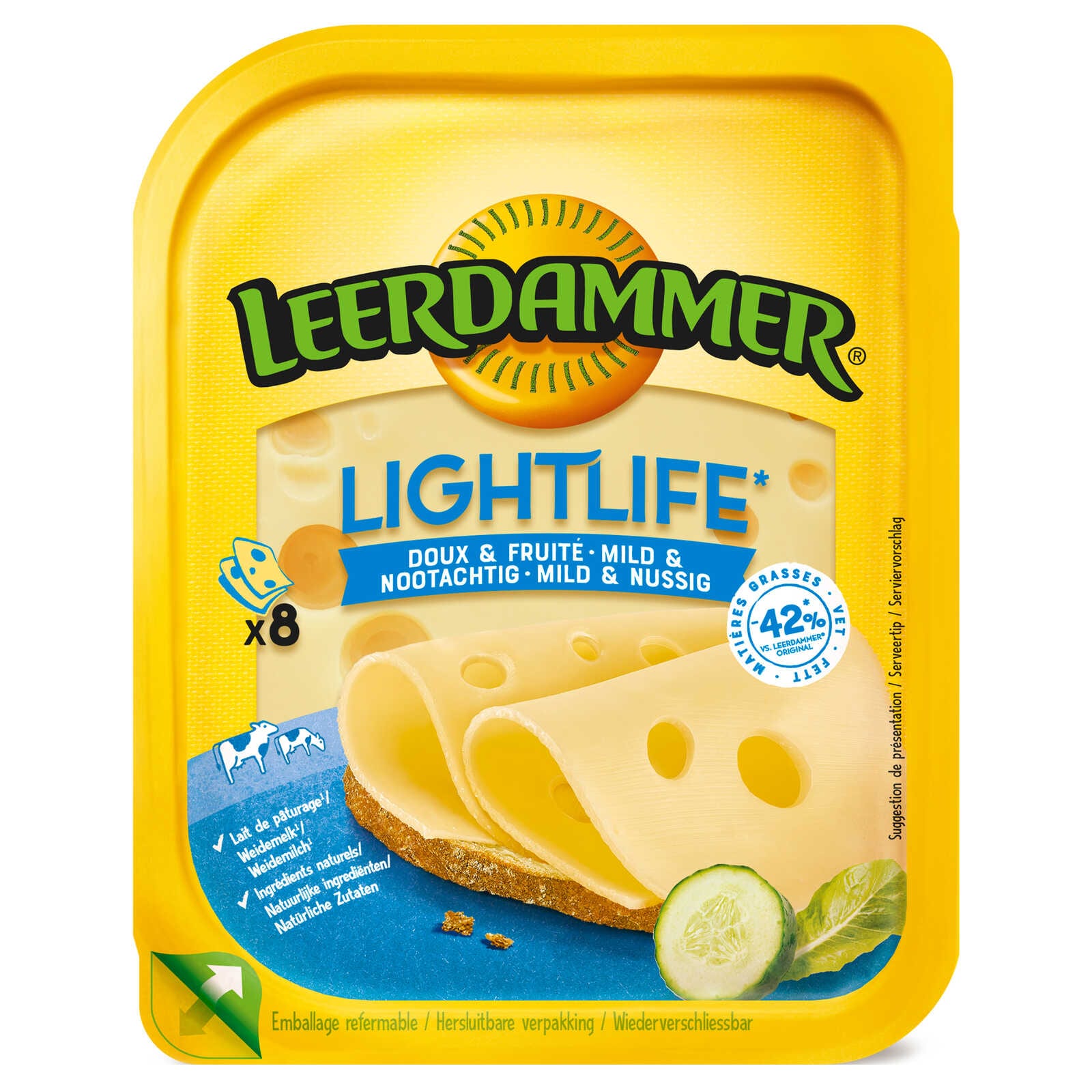 Leerdammer Light | 8 Sneden