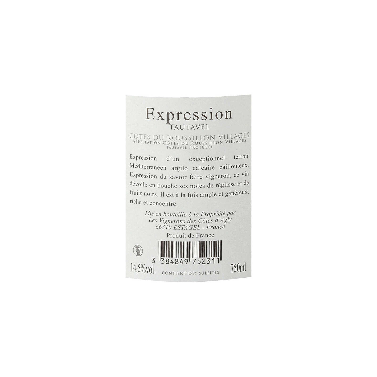 FR MIDI COTES ROUSSILLON VILLA | Midi - Languedoc-Roussillon | Expression Tautavel CD Roussillon Villages R 