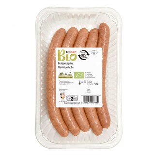 Delhaize | Bio | Chipolata | Poulet | Bio +/- 350 gr