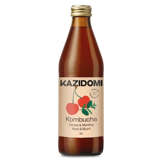Kazidomi | Kombucha | Kers | Munt | Bio 