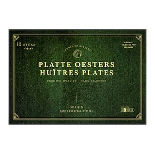 World of Oysters | Huîtres plates | Europe | 12pc 