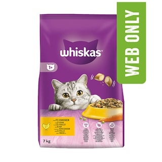 Whiskas | Aliment chat | Poulet | 1+ 7 kg