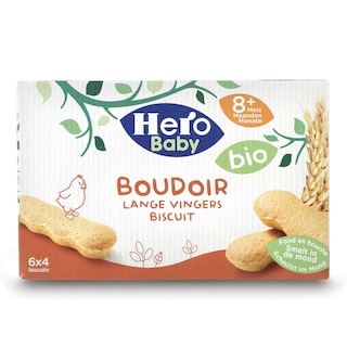 Hero | Baby | Biscuits | Boudoirs | 8M+ | Bio 6 x 4 pc