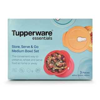 Tupperware | Serve & & Go | Medium Set 