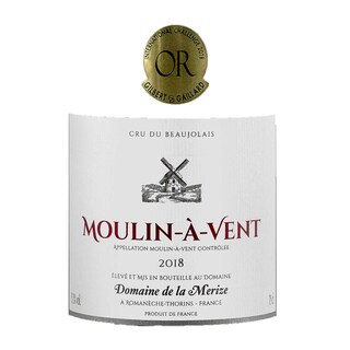 France - Frankrijk | Bourgogne - Cru du Beaujolais | Moulin à Vent Domaine de la Merize 2018 Rouge 