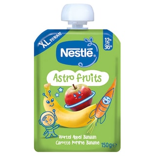 Nestlé | Fruit | Wortel Appel Banaan | Knijpzakje | 12 m 150 gr