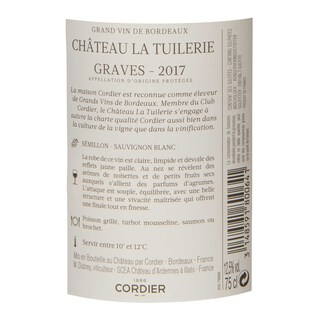 France - Frankrijk | Bordeaux - Graves | Château La Tuilerie 2017 