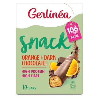 Gerlinéa | Snack | Reep | Sinaasappel-pure chocolade 