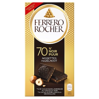 Ferrero | Rocher | Chocolat | Noir Noisettes 90 gr
