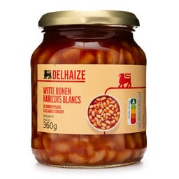 Delhaize | Haricot blanc | Sauce tomate 360 gr