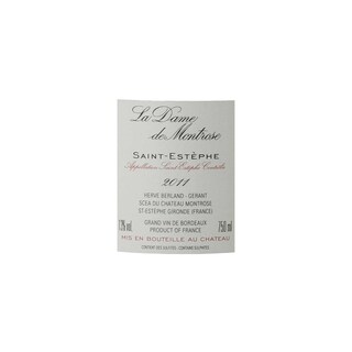 FR BORDEAUX SAINT ESTEPHE | CHATEAU DAME DE MONTROSE 2011 