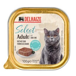 Delhaize | Aliment chat | Terrine | Adult 