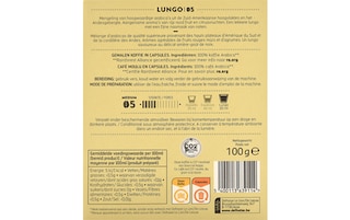 Delhaize | Café | Lungo 05 | Caps 