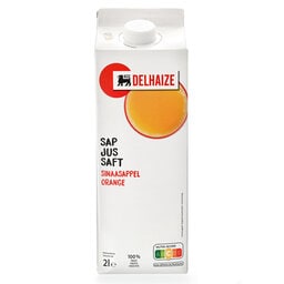 Delhaize | Sap | Sinaasappel | Zonder pulp 
