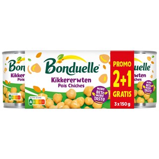 Bonduelle | Pois chiches | 2+1 Gratuit 3 x 130 gr
