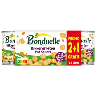 Bonduelle | Kikkererwten | 2+1 Gratis 