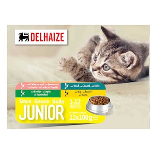 Delhaize | Aliment pour chats | Pouch | Junior 