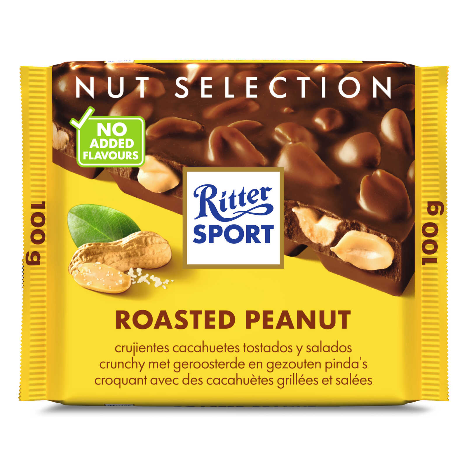 Ritter Sport Melkchocolade | Geroosterde|Gezouten|Pinda