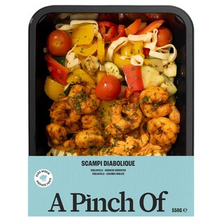 A pinch of | Tagliatelli | Scampi | Diabolique 550 gr