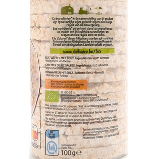 Delhaize | Bio | Rijstwafels | Bio 