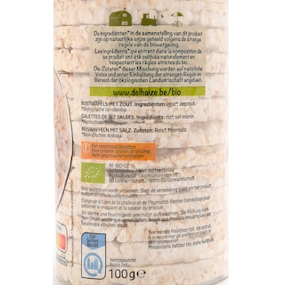 Delhaize | Bio | Rijstwafels | Bio 