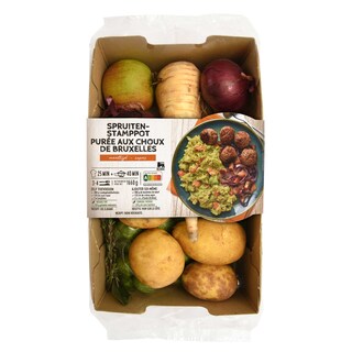 Delhaize | Maaltijdbox | Spruitenstamppot 