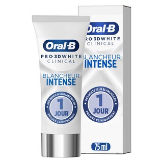 Oral-B | 3D White | Dentrifice | 3DW | Clinic Bright Billiance 7,5 cl