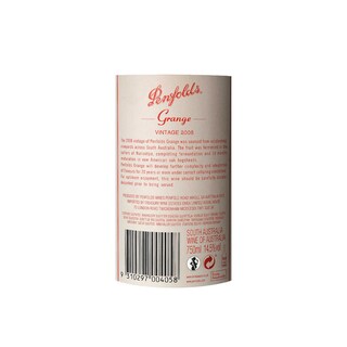 Australia - South Eastern | PENFOLDS | Grange 2008 rouge 