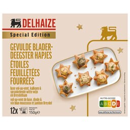 Delhaize | Mix | Étoiles pâte feuilletée | 12 Pcs 150 gr